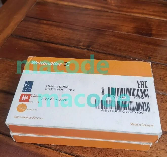 1PC NEW WEIDMULLER UR20-8DI-P-3W 1394400000 Free shipping #YY0 - Image 1 of 1