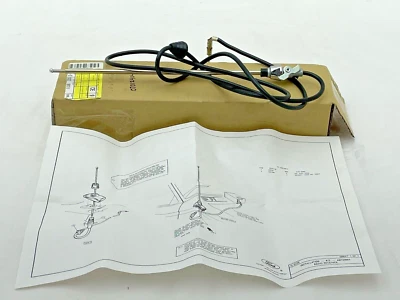 Antena montada en guardabarros Ford 1968-1973 nueva stock antiguo Mustang cromada Foto 1 de 4