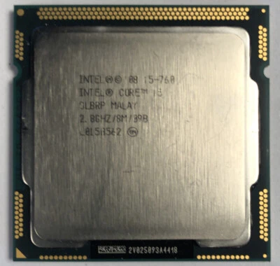 SLBRP INTEL CORE PROCESSOR i5-760 Quad-Core 2.8GHz 8MB CPU - Image 1 of 2