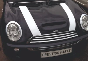 Mini Cooper S R53 R52 Solid Bonnet Stripes - Picture 1 of 1