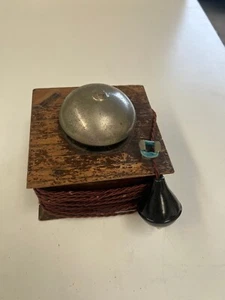 VINTAGE EVER READY HOLZGEHÄUSE KRANKENSCHWESTERN / DIENER RUFEN GLOCKE - Bild 1 von 14