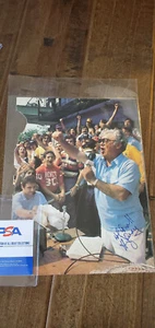 1977 SPORTS ILLUSTRATED SIGNED PHOTO HARRY CARAY CHICAGO CUBS WHITE SOX PSA DNA - Picture 1 of 2