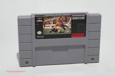 Capcom's Soccer Shootout - Super Nintendo, Capcom 1994 Cartridge ONLY - Image 1 of 4