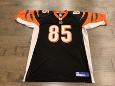 Maillot Chad Ochocinco Johnson #85 Cincinnati Bengals - Enfant Garçon Jeunesse XL, Orange Reebok