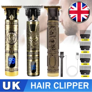 Professional Mens Hair Clippers Shaver Trimmers Machine Cordless Beard Electric - Picture 1 of 33