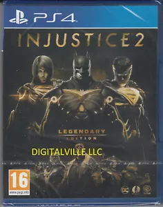 Injustice 2 Legendary Edition PS4 Brand New Factory Sealed - Picture 1 of 2