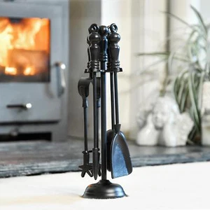 "Duchess" Iron Fireside Companion Set 42cm - Picture 1 of 4