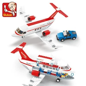 kids World Plane Airport Airbus Airplane Building Blocks Educational Bricks toys - Picture 1 of 3