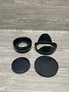 SONY WIDE CONVERSION LENS VCL-HG0872 – X 0.8 - Black Clean working - Picture 1 of 13