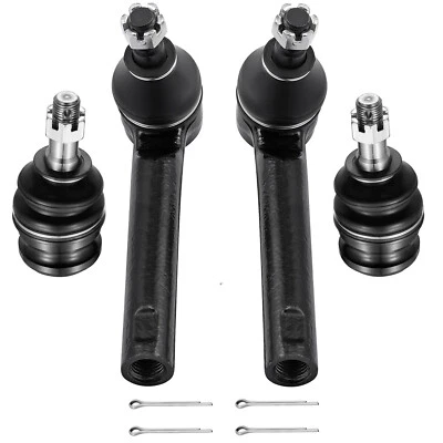 4x Front Outer Tie Rod End+Ball Joint Left & Right For Subaru Legacy Impreza  - Image 1 of 4