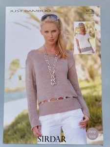 ***BARGAIN!! Knitting Pattern Brand New SIRDAR 8876 Ladies, Buy 4 get 1 Free - Picture 1 of 2