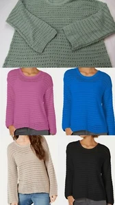 Women's Style & Co Cotton Pointelle Sweater - Various Colors and Sizes Available - Picture 1 of 11