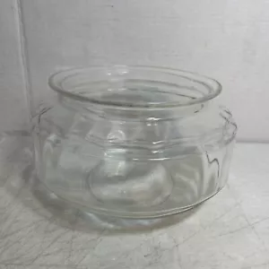 Vintage 10" Round Open 1 Gal. Clear Glass Goldfish Fish Turtle Bowl 1990s - Picture 1 of 8