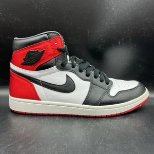 Air Jordan 1 Retro High Satin Black Toe W - Size 12W (10.5M) - Picture 1 of 8