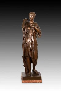 Diana of Gabies. Bronze, marble. Raingo Frères, France, 19th century - Picture 1 of 13