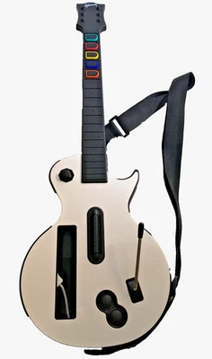 Nintendo Wii Guitar Hero Controller Gibson Les Paul Red Octane w Strap Untested - Image 1 of 4