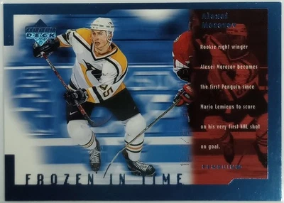 1998-99 Upper Deck Frozen in Time Aleksey Morozov #FT14 - Image 1 of 3