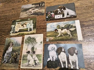 7 Dog Themed Postcards Antique Postcard - Picture 1 of 2