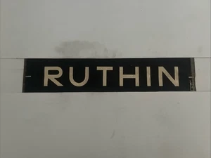 RUTHIN  - Wrexham June 1978 Bus Blind 30" GIFT FC - Picture 1 of 15