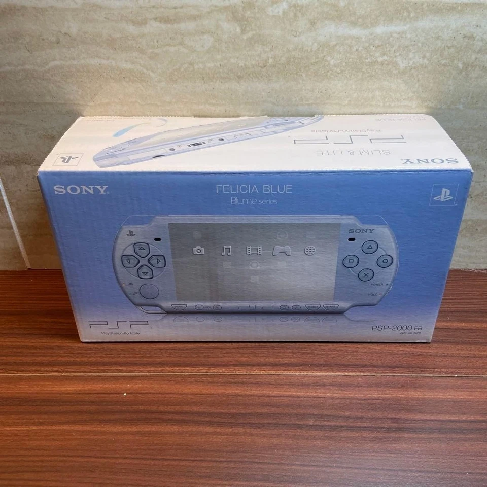 PSP 2000 console, Felicia Blue 4671 From Japan - Image 1 of 4