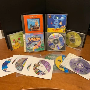 Vintage Retro Children's Learning and Game 19 PC CD Lot, READ DESCRIPTION - Picture 1 of 24
