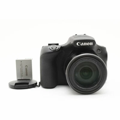 Canon PowerShot SX60 HS Digital Camera with Lens Cap and Battery - Image 1 of 4