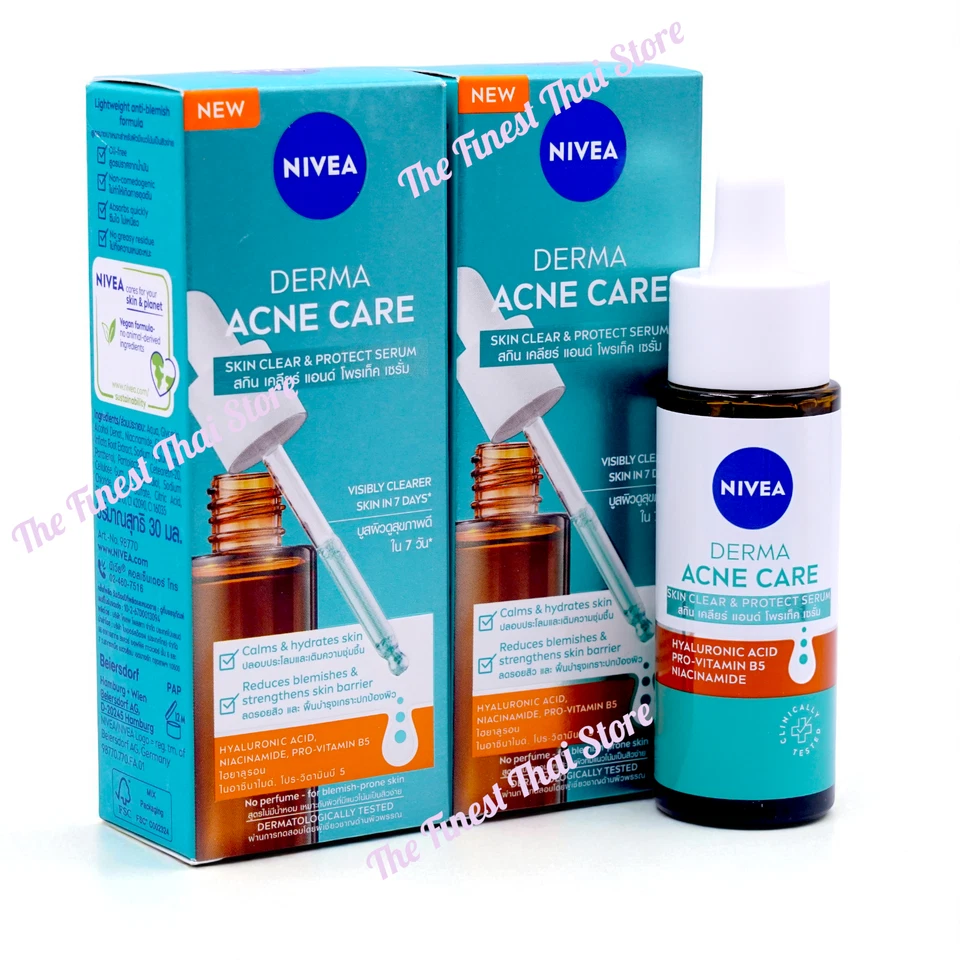Nivea Derma Skin Serum Clear Skin Imperfections Niacinamida paquete de 2 piezas Foto 1 de 1