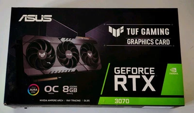 ASUS TUF GeForce RTX 3070 OC Gaming 8GB GDDR6 GPU Prima Versione No LHR Perfetta - Immagine 1 di 2
