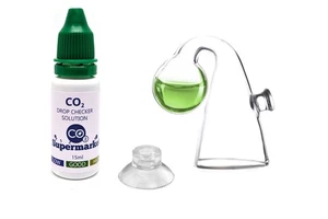 CO2 Gota Checker Kit Con 4dKH Checker Solución ( Reg / Nano / Forma de U) - Imagen 1 de 4