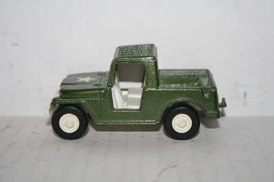 1969 TOOTSIETOY JEEP JEEPSTER DIECAST-3 1/2" LONG-GOOD-GREEN-LOOSE - Picture 1 of 6