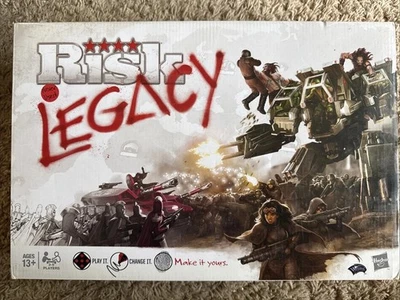 Risk Legacy Strategy Board Game by Hasbro 2011  Never Played - Image 1 of 4