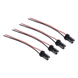 4x 12V Dash Light Bulb Socket Harness Wire Wiring Plug Connector - Picture 1 of 4
