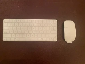 Out box new Apple Magic Keyboard (USBc) And Magic Mouse (USBc) White & USBc Cord - Picture 1 of 3