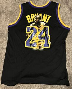 RARE Majestic Black Mamba Kobe Bryant Jersey LA Lakers  Size M Medium #24 Mens