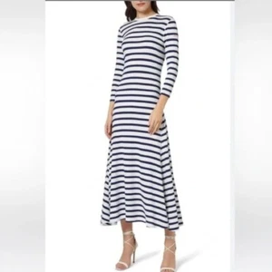 Polo Ralph Lauren abito a righe in maglia waffle taglia S - Foto 1 di 8