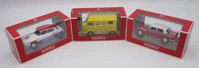 3 Norev 1:64 Citroen PTT HY Citroen DS Peugeot 404 New ! - Photo 1/4