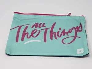 September Birchbox All The Things Zip Cosmetic Makeup Pouch Bag - Picture 1 of 2
