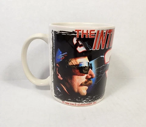 Vintage Dale Earnhardt Mug 1998 The Intimidator Nascar #3 GM Goodwrench Cover