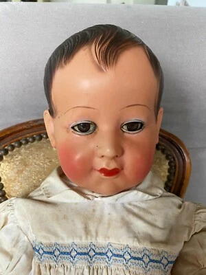 RARE TRES GRAND BAIGNEUR PETIT COLIN EN CELLULOID TAILLE 65  - Photo 1/3