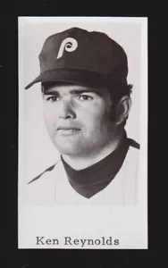1970-72 Ken Reynolds PHILLIES NON FIRMATO 1-3/4 x 3-1/4 FOTO PERSONALE ORIGINALE #1 - Foto 1 di 1