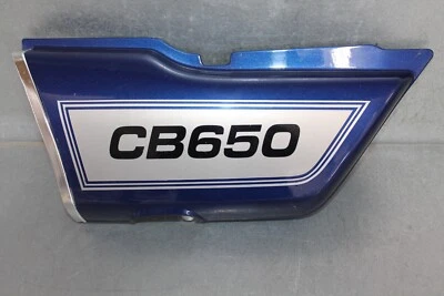 Изящный 1979 Honda CB650 левая сторона чехол действительно хороший металлический синий - Изображение 1 из 3