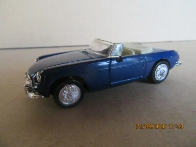 874N Newray Cina MGB Roadster 1967 Blu 1:43 - Immagine 1 di 4