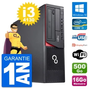 PC Fujitsu Esprimo E920 DT Intel i3-4130 RAM 16Go Scheibe 500Go Windows 10 Wifi - Bild 1 von 6