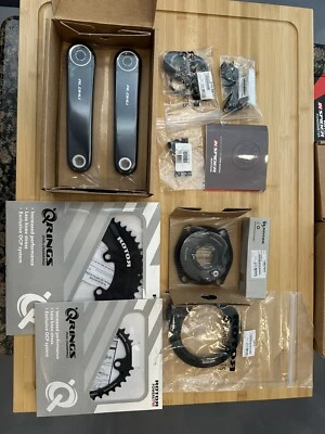 ROTOR INspider ALDHU Carbon Road Power Meter Crankset 175 mm  12/11 Speed 54/39  - Image 1 of 4