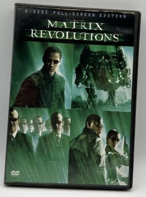 Matrix Revolutions DVD 2 Disc FullScreen Edition Keanu Reeves Free Shipping 2004 - Image 1 of 3