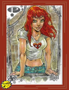💥2021 Upper Deck Marvel Premier Sketch Mary Jane by Altair Messias -TramaStudio - Picture 1 of 12