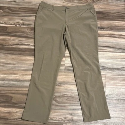 Eddie Bauer Women's Size 14 Beige Slightly Curvy Fit Specially Dyed TraveX Pants - Image 1 of 4