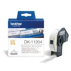 Brother DK-11204 DirectLabel Étiquettes 17Mm X 54Mm 400 Pour Brother P-Touch QL - Photo 1/1