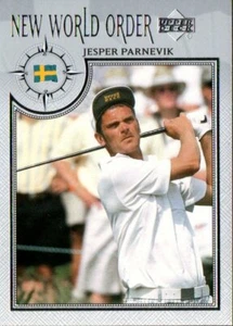 UD 2002 cubierta superior - paralelo plateado #78 Jesper Parnevik nuevo Orden Mundial - Imagen 1 de 2