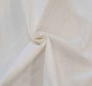 Tela de spandex de sarga de algodón blanco roto por yarda 290GSM 1/25 - Imagen 1 de 10